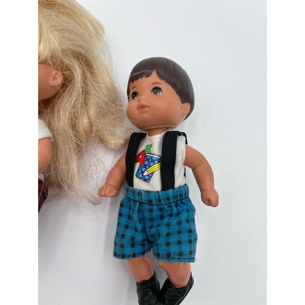 Vintage Barbie Kelly & Tommy Doll Lot School Daze 1990s ABC 123 Outfits Shoes